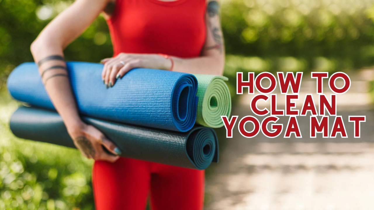 how to clean yoga mat